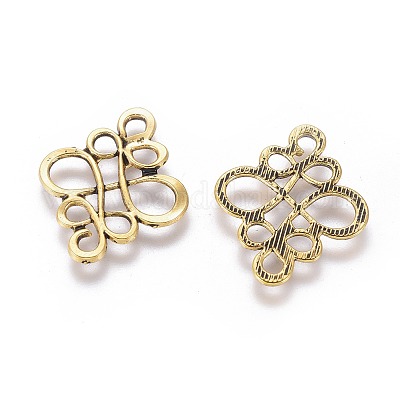 Соединительные элементы в тибетском стиле TIBE-4876-AG-RS-1