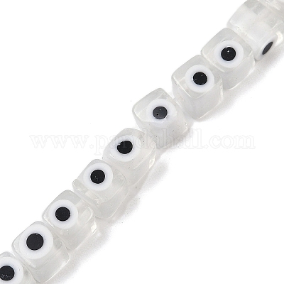 Ручной сглаза бусины бисер нитей LAMP-G166-16B-1