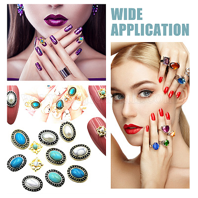 64 шт. 16 стиля кабошонов из цинкового сплава MRMJ-AR0001-22-1