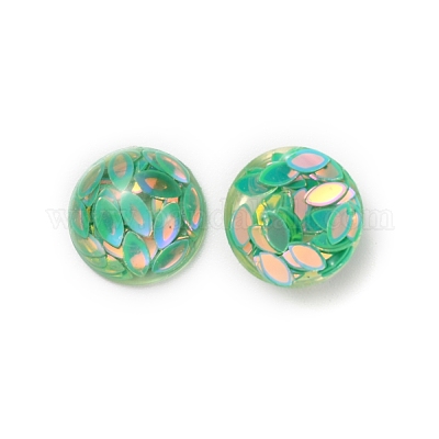 Cabochon in resina trasparente&nbsp;RESI-WH0027-11A-1