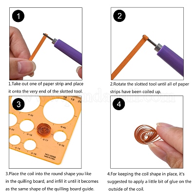 DIY Paper Quilling Tools Quilling Knitting Board For Making Paper Strips  Craft
