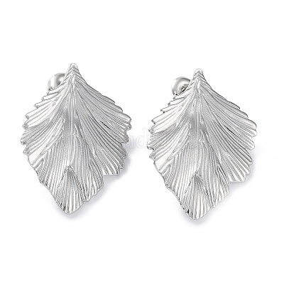 Серьги-гвоздики из нержавеющей стали 304 EJEW-H115-26P-1