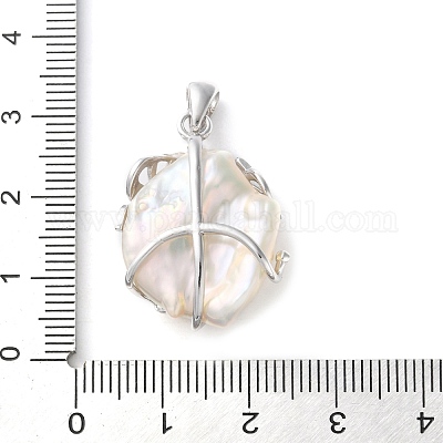 925 подвеска из стерлингового серебра с натуральным жемчугом STER-M092-05P-1