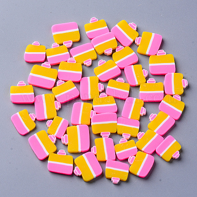 Кабошоны из полимерной глины ручной работы CLAY-N006-B-05-1