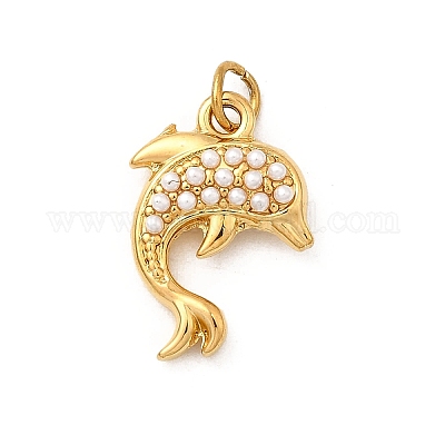 Подвески из искусственного жемчуга ABS из нержавеющей стали 304 STAS-B097-07G-03-1