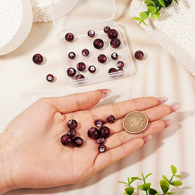 32шт ручной работы бусины лэмпворк LAMP-TA0001-56A-1