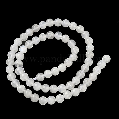 Бусины из натурального радужного лунного камня G-I249-B04-04-1