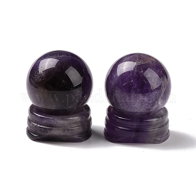Природный аметист украшения дисплей DJEW-G032-02A-1