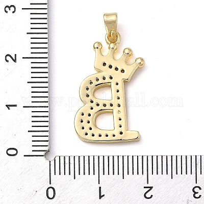 Стойки обшивки латунь микро проложить Циркон подвеску KK-D535-01B-RS-1