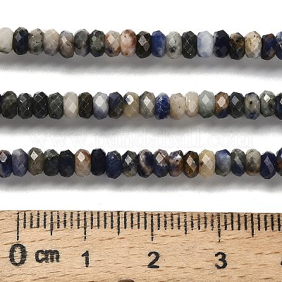 Природный содалит бисер нитей G-RM2025-D03-C-1