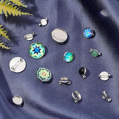 Фурнитура для броши из нержавеющей стали 304 STAS-F191-04P-20mm-1