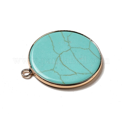 Подвески из синтетической бирюзы G-A213-01G-11-1