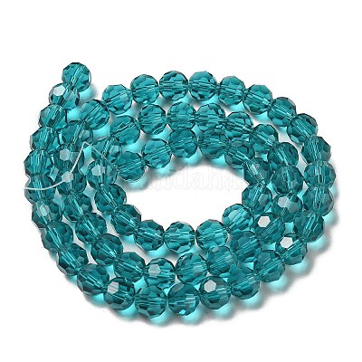 Прозрачные стеклянные бусины EGLA-A035-T8mm-D12-1