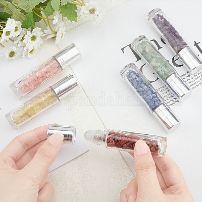 Стеклянные бутылки с роликовыми шариками AJEW-PH0001-49-1