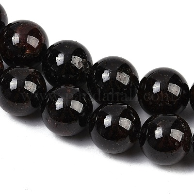 Натуральный гранат шарик нити G-P217-33-11mm-01-1