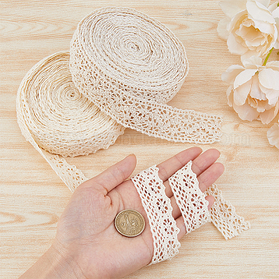 20 ярд хлопковой кружевной ленты 2 стилей OCOR-DC0001-14-1