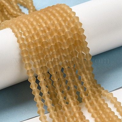 Имитировать нити бус из матового стекла из австрийского хрусталя GLAA-F029-TM3mm-B18-1