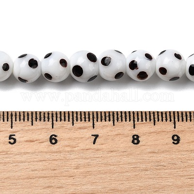 Бусины лэмпворк  LAMP-D002-8mm-01F-1