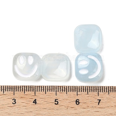 Cabochons décodés en résine&nbsp;RESI-M040-02C-1