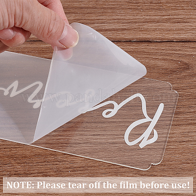 Акриловый знак бронирования мест AJEW-WH0534-61A-1