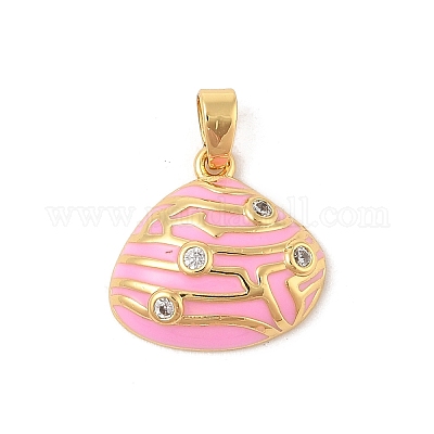 Латунные микро проложить кубического циркония подвески KK-R100-12G-01-1