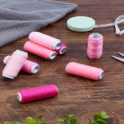 8 рулон 4 цветов 402 полиэстеровых швейных ниток для ткани или поделок&nbsp;OCOR-LP0001-48A-1