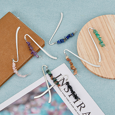 1 набор закладок-крючков из сплава AJEW-FH0003-73-1