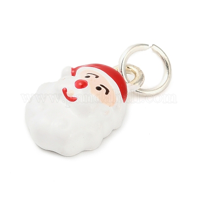 Подвески из сплава и эмали с рождественской тематикой FIND-I063-01E-1