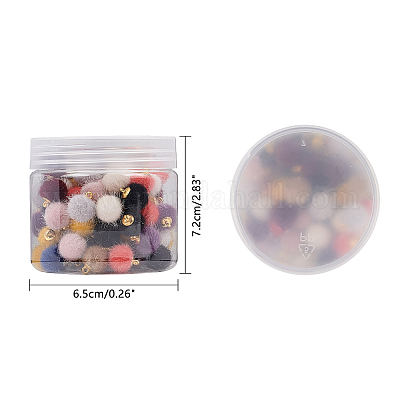 Подвески из искусственного меха норки WOVE-PH0001-15-1