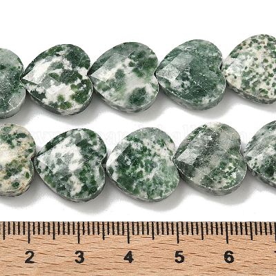 Натуральные зеленые пятна яшмовых нитей&nbsp;G-A309-A20-01-1