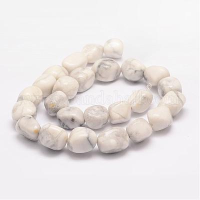 Естественно Howlite шарик нити G-K153-D15-1