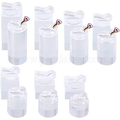 Acryl Single Schmuck Display Ständer Sets&nbsp;RDIS-FG0001-02-1