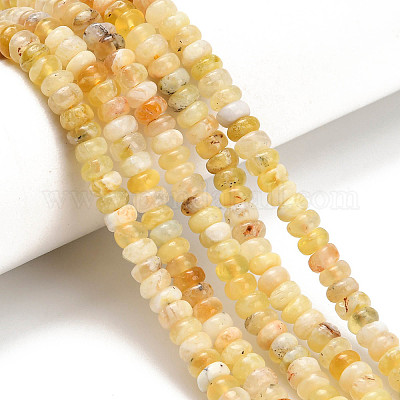 Природные желтые опал бусины пряди G-Z110-B30-2x4mm-1