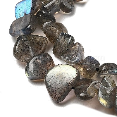 Природные лабрадорита бисер нитей G-A279-A01-01-1