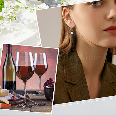 36 шт. 6-х стилевые латунные серьги-кольца KK-FH0005-44-1