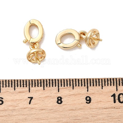 Латунные микро проложить кубического циркония кулон поручительств KK-Z131-02G-1