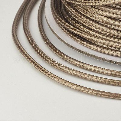 Экологически чистый корейский вощеный шнур из полиэстера YC-P002-3mm-1121-1