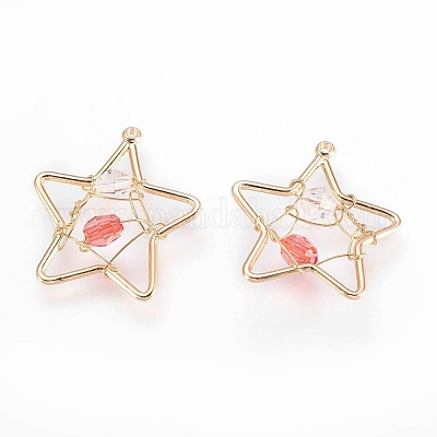 Латунные подвески&nbsp;KK-F755-24G-02-NF-1