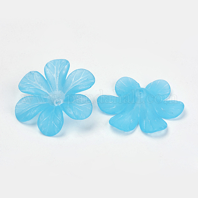 Прозрачные акриловые бусины X-PAF154Y-20-1