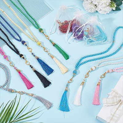 12 шт. 12-х цветные круглые стеклянные бусины с имитацией жемчуга AJEW-NB0007-13-1