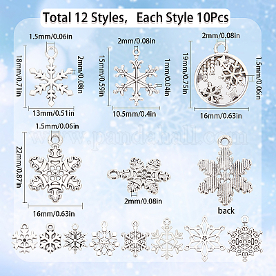 Подвески из сплава в тибетском стиле TIBE-SC0001-84-1