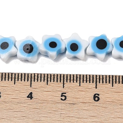 Ручной сглаза бусины бисер нитей LAMP-G166-02-1