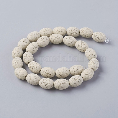 Бусы из натуральной лавы&nbsp;G-F671-03B-02-1