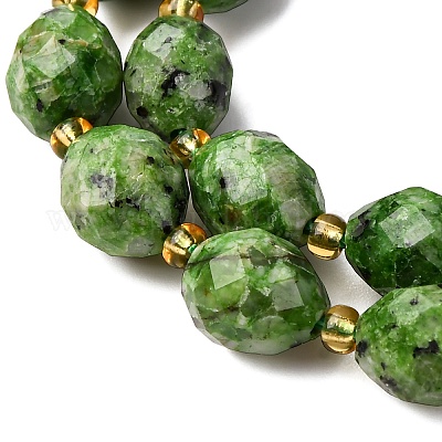 Нити бусин из натуральной кунжутной яшмы G-D305-B02-02-1