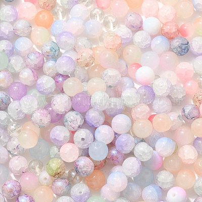 Разноцветные стеклянные бусины GLAA-XCP0012-02H-1