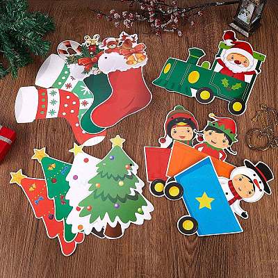 80 шт. рождественские украшения баннеры флаги JX062A-1