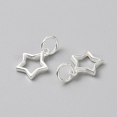 925 полая подвеска из стерлингового серебра STER-WH0019-30A-1