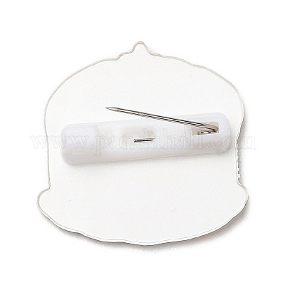 Акриловая брошь на рождественскую тематику JEWB-E024-01P-05-1