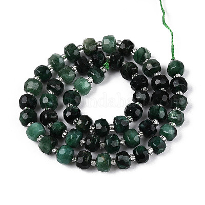 Бусины из натурального фуксита G-T144-A01-07-1