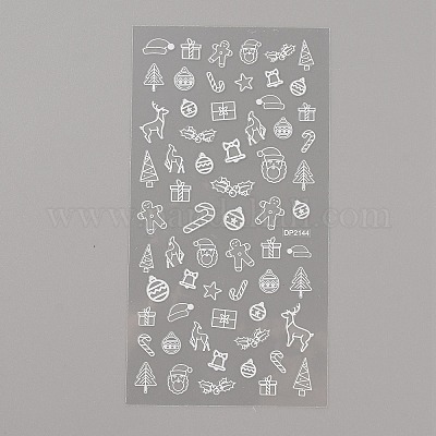 Рождественские самоклеящиеся праздничные наклейки для домашних животных DIY-WH0349-80E-02-1